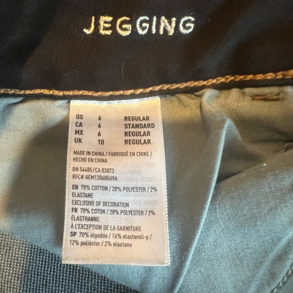 American Eagle 360 Super Stretch Skinny Jegging Dark Denim - size 6 - Picture 3 of 3